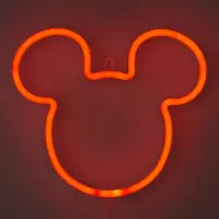 5. Lampka Neonowa Ścienna Disney Myszka Miki