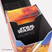 7. Gamegenic: Star Wars Unlimited - Soft Crate - Pudełko na Karty - Luke/Vader