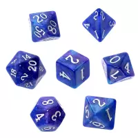 1. Komplet kości REBEL RPG - Akrylowe - Zmierzch