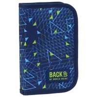 2. BackUp Piórnik Dwuklapkowy bez Wyposażenia Trójkąty PB3S44