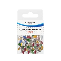 2. Starpak Pinezki Kolorowe 50 sztuk 540315