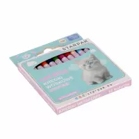 2. Starpak Kredki Woskowe 12 Kolorów Cuties Kitty 559671