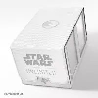 2. Gamegenic: Star Wars Unlimited - Double Deck Pod - Pudełko na Karty - White/Black