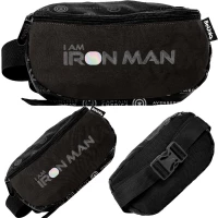 3. BeUniq Saszetka na Pasek Iron Man Black AV23SS-510