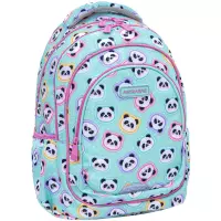 7. AstraBag Plecak Szkolny AB330 Minty Pandas 502025010
