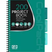 1. Coolpack Kołozeszyt Turquoise A5 100 Kartek Kratka 94009CP