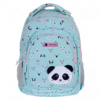 10. AstraBag Zestaw Szkolny 3el. Teddy Panda Plecak 502023069 + Piórnik 503023050 + Worek 507023019