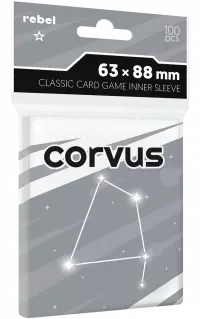 1. Rebel Koszulki na Karty Light Corvus Inner Sleeve 63x88 mm - 100 sztuk