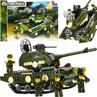 1. Mega Creative Alleblox Klocki Konstrukcyjne Militarne Czołg 478261