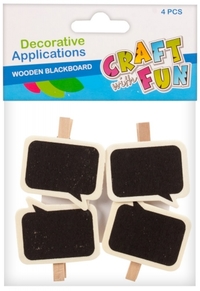2. Craft With Fun Ozdoba Dekoracyjna Klamerki Drewniane Tablice 404574