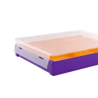 3. Gamegenic: Token Silo - Pojemnik na Żetony - Purple/Orange