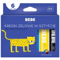 1. Interdruk Kredki Żelowe w Sztyfcie BEBE Kids 6x10g 316608