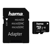 1. Hama Karta Pamięci HS Gold MicroSDXC 64GB UHS-i 80MB /s c10/Foto
