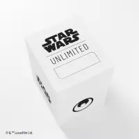 4. Gamegenic: Star Wars Unlimited Card Game - Soft Crate - Pudełko na Karty - White / Black