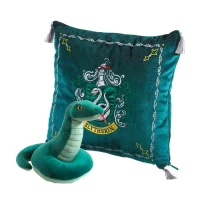 1. Zestaw  Harry Potter Poduszka + Maskotka - Slytherin