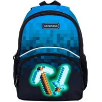 1. AstraBag Plecak Wycieczkowy AK300 Blue Pixel 502024094