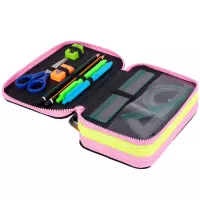 4. CoolPack Jumper 3 Piórnik Trzykomorowy Z Wyposażeniem Panda Gang F067829