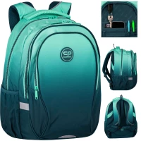 7. CoolPack Factor X Plecak Szkolny Młodzieżowy Gradient Blue Lagoon F002690