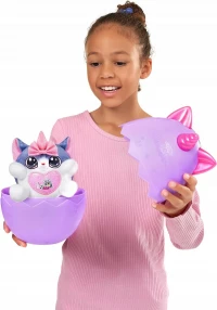 4. Cobi Rainbocorns Puppycorn Jajko Niespodzianka Pluszowy Różowy Kotek ET09279