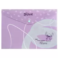 1. Coolpack Koperta na Dokumenty A4 Zatrzask Stitch Pastel wzór 1 75125PTR