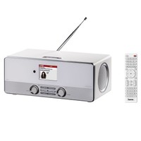 5. Hama Radio Cyfrowe DIR3110 Białe DAB+/FM/Internet 