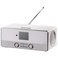 8. Hama Radio Cyfrowe DIR3110 Białe DAB+/FM/Internet 
