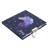 2. Starpak Pamiętnik Zamykany na Kłódkę Unicorn Galaxy 495200