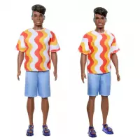 3. Mattel Barbie Lalka Stylowy Ken T-Shirt HRH23 