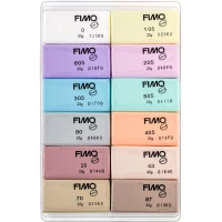 1. Staedtler Fimo Zestaw Masy Termoutwardzalnej Soft Pastel 12x25g 053423