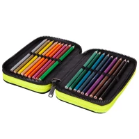 2. CoolPack Jumper 3 Piórnik Trzykomorowy Z Wyposażeniem Gradient Lemon E67510/F