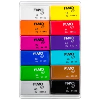 1. Staedtler Fimo Basic Zestaw Masy Termoutwardzalnej Soft Basic 12x25g 053409