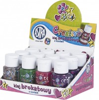 1. Astra Creativo Klej Brokatowy Z Confetti 40 ml 332114002 Zielony