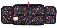 2.  St.Majewski Piórnik Dwuklapkowy Bez Wyposażenia Stitch Black Aloha 679841