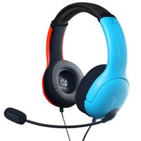 2. PDP SWITCH Słuchawki Przewodowe LvL40 Red/Blue