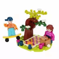 2. Mega Creative Alleblox Klocki Konstrukcyjne 45 elementów Girl Piknik 547907