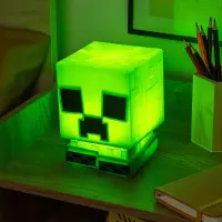 6. Silikonowa Lampka z Akumulatorem Minecraft -  Creeper