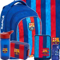 1. Astra Zestaw Szkolny 5el. FC Barcelona Plecak AB340 502023094 + Worek 507023033 + Piórnik 503023058 + 511025014 + 511025015