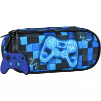 1. Starpak Piórnik Szkolny Tuba Usztywniana Pad Blue 552633
