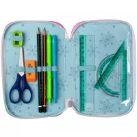 3. CoolPack Jumper 3 Piórnik Trzykomorowy Z Wyposażeniem Frozen F067776