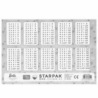 2. Starpak Plan Lekcji z Tabliczką Mnożenia A5 Barbie 560055