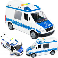 2. Mega Creative Moje Miasto Auto Policyjne Policja Radiowóz Biało- Niebieski 382256