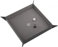 2. Gamegenic: Magnetic Dice Tray - Square - Mata na Kości - Black/Gray