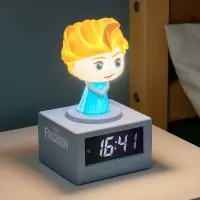 3. Lampka 3D z Budzikiem Kraina Lodu - Elsa
