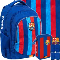 1. Astra Zestaw Szkolny 3el. FC Barcelona Plecak AB340 502023094 + Worek 507023033 + Piórnik 503024079