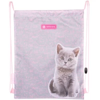 3. AstraBag Worek Szkolny Na Sznurkach AD1 Pinky Kitty 507022046