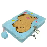 4. St. Majewski Pamiętnik z Kłódką A5 96 kartek Capybara Kapibara 669408