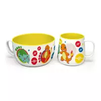 2. Zestaw Śniadaniowy Pokemon: Pikachu & Kanto Starters - Miska + Kubek