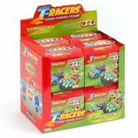 1. MAGIC BOX T-racers IV Glow Race Car & Racer Box Autko z Figurką