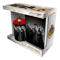 1. Zestaw Prezentowy Harry Potter: Kubek + Brelok + Notatnik A6