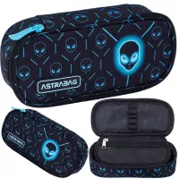 5. AstraBag Piórnik AC6 Saszetka Usztywniona Neon UFO 503025016
